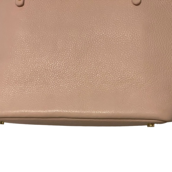 Gigi New York Zip Taylor Leather Real Leather Tote Pink - Picture 5 of 10